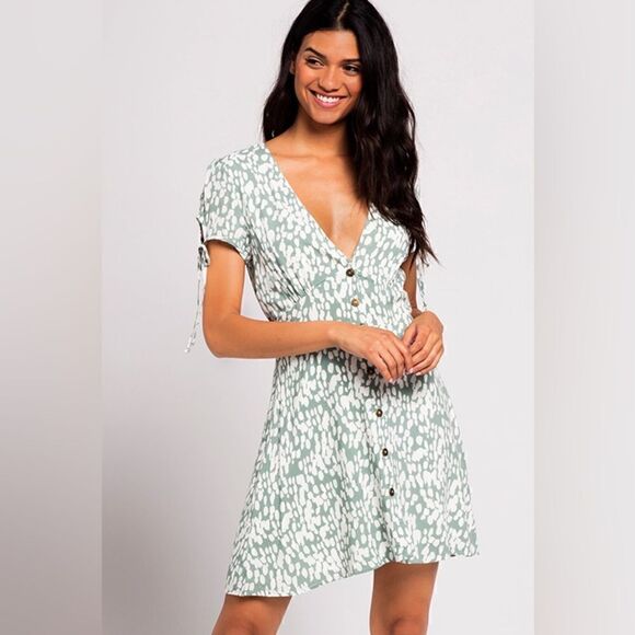 L*SPACE Valentina Dress in Stone Steps SIZE Medium EUC!! - Picture 6 of 13